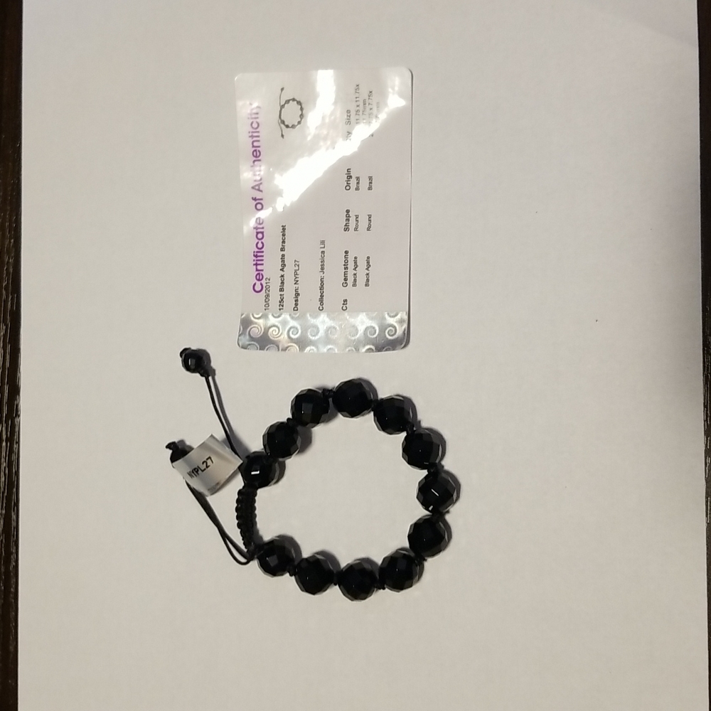 Black Agate Bracelet